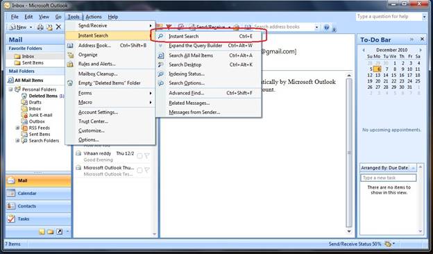 szukaj dostępnych alternatyw w programie Outlook 2003