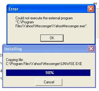 Installing Error