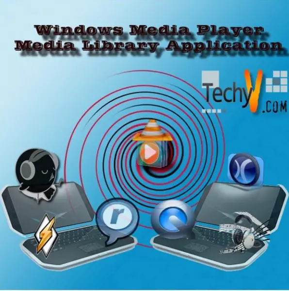 Windows media player media library application