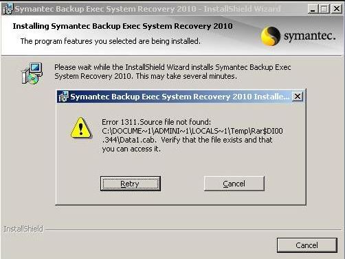 Symantec Backup System Recovery