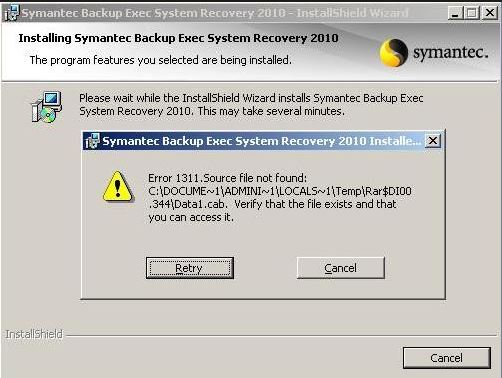 Symantec Backup System Recovery