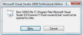 Error While Installing Visual Studio 08 On Win Xp Machine Techyv Com
