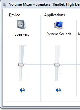 The speakers connection to the computer