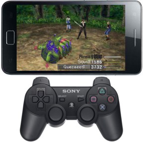 Playing android games using a ps3 joy pad