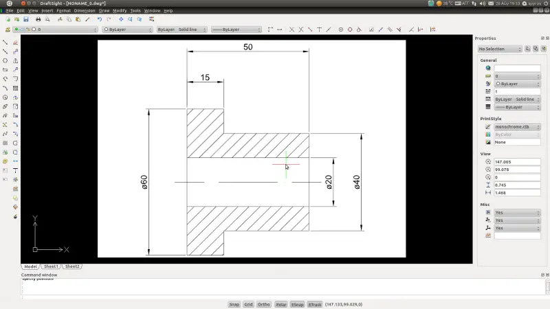 Import the PNG file in Draftsight