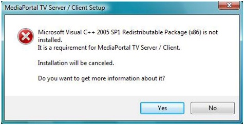 MediaPortal TV Server / Client Setup