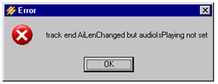 Track and AilenChanged but audiolsPlaying not set