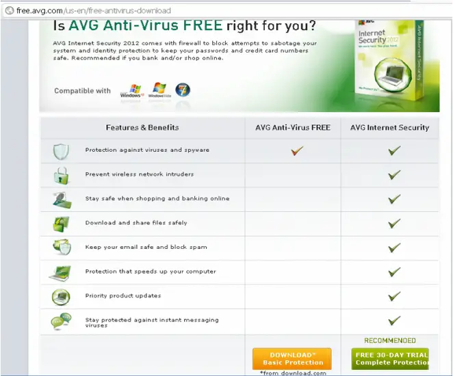 AVG antivirus free