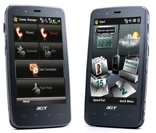 Acer F900 smart phone