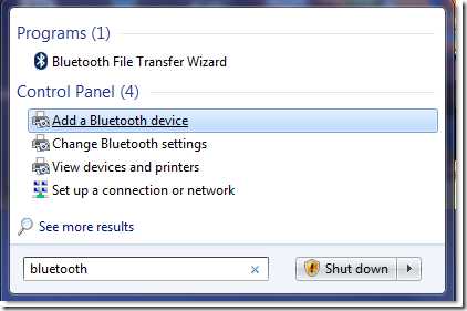 Bluetooth Setup