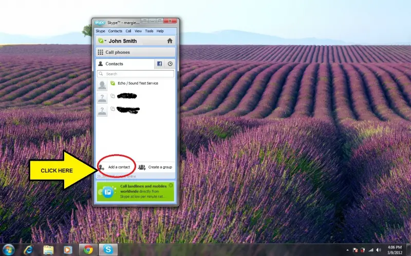 Skype Add Contacts