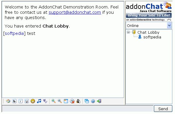 AddonChat Demonstration Room