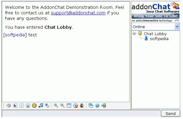 AddonChat Demonstration Room