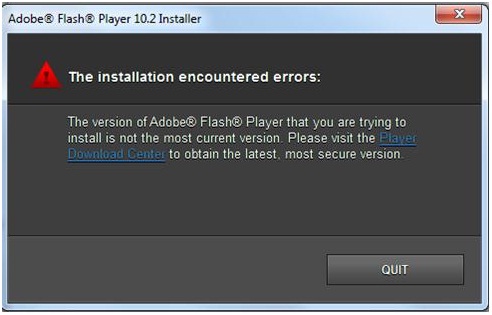 adobe updater fails to install