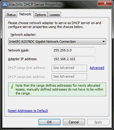 Adapter to serve as DHCP