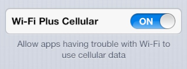 WiFi Plus Cellular