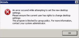 This program is blocked by group policy