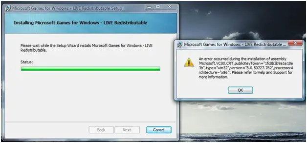 Microsoft Games for windows – LIVE Redistributable