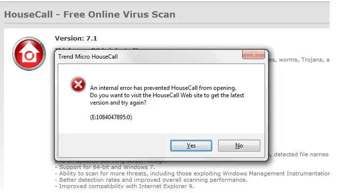 is trend micro housecall safe