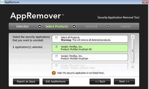 AppRemover Select Products