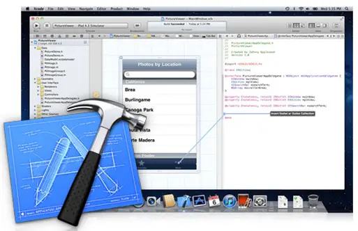 The latest version, Xcode 4