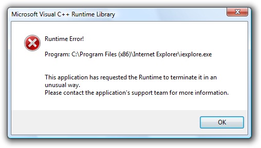 Migrated from my IE 7 to IE 8 faced a critical problem