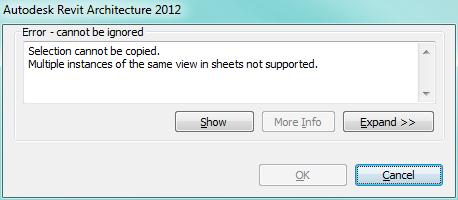 Autodesk Revit Architecture 2012-error