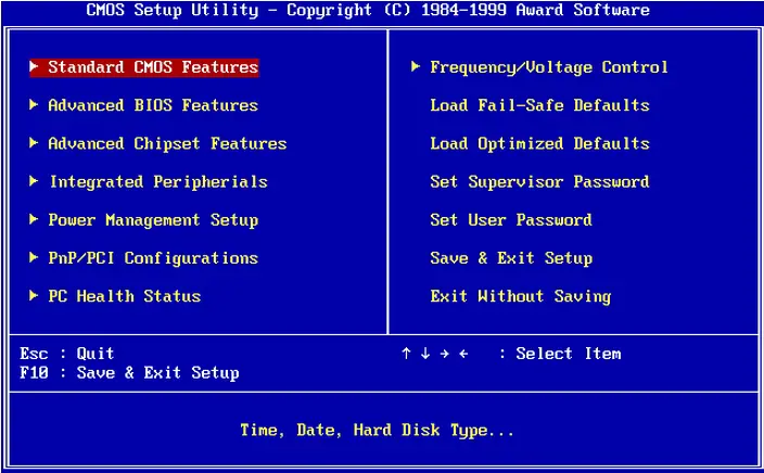 enter BIOS, while booting up the system, press Del