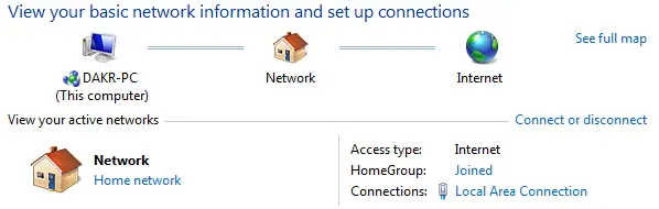 Network Home Connection