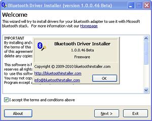 Bluetooth driver Installer