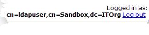 Display Credential for Active User