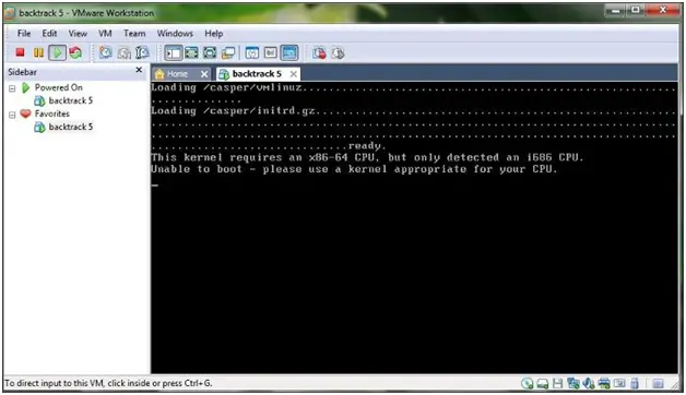 Unable To Boot Bt5 X64 On Vmware Techyv Com