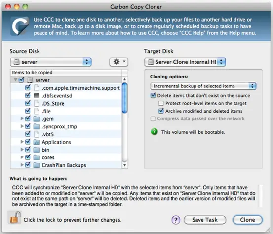 Source Disk > Select a source