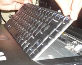 process to replace keyboard