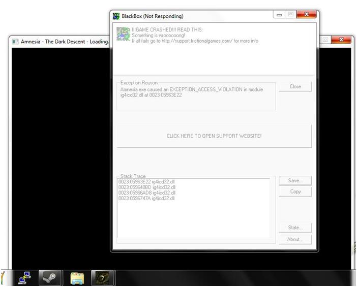 error code exception_access_violation error code exception_access_violation