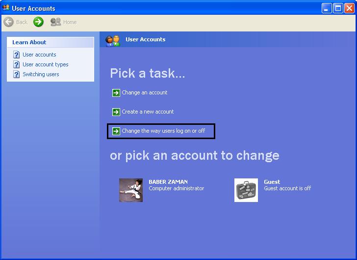 Windows User Account