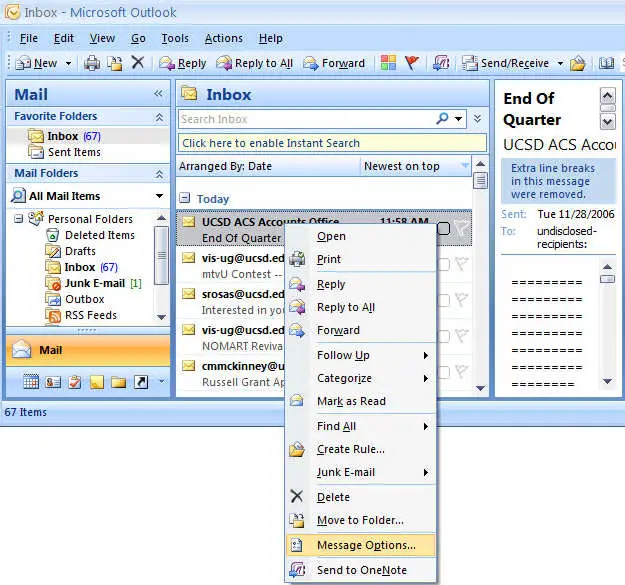 Microsoft - Outlook 2007