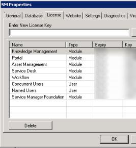 VSM Server properties