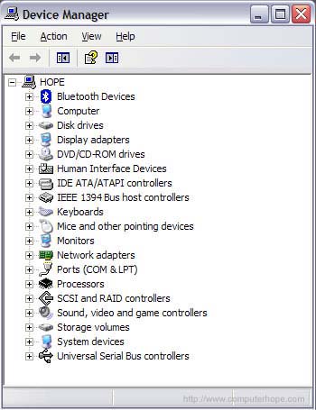 Choose Device Manager