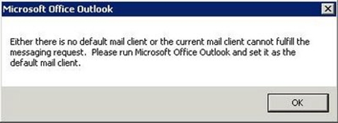 Microsoft Office Outlook Error