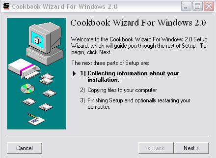 Welcome to Cookbook Wizard