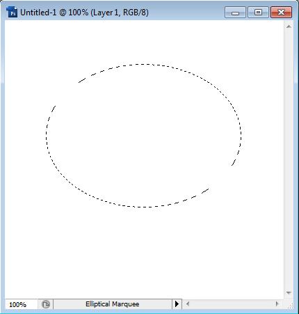 create an ellipse