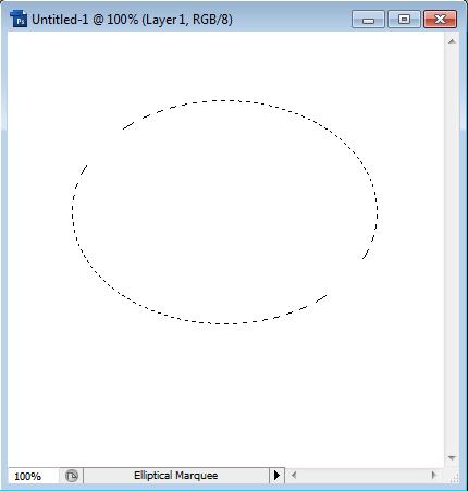 create an ellipse