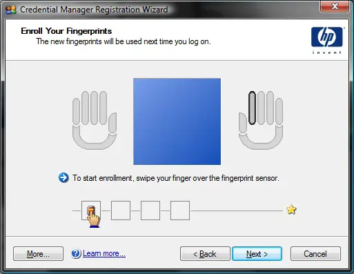 Enroll fingerprints