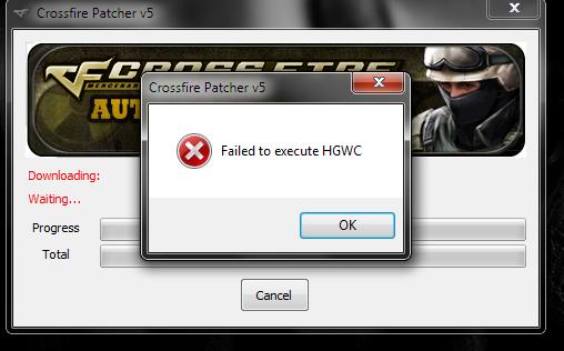 Failed to Execute HGWC