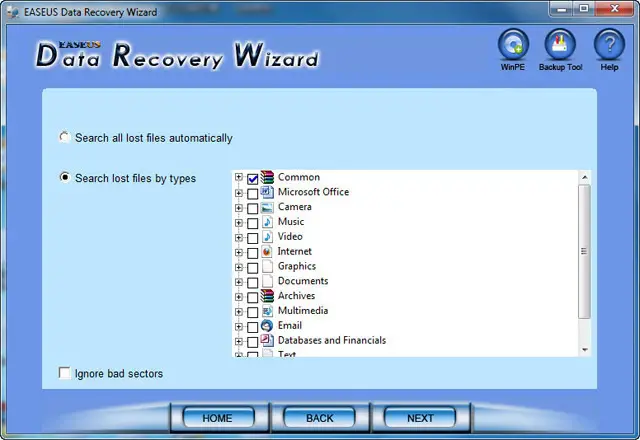 Data Recovery Wizard