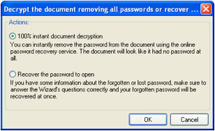 Instant Document Decryption