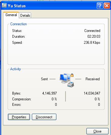 internet speed error-Yu Status