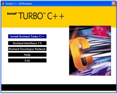Turbo C++ CD browser