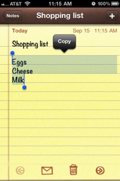 Shopping List